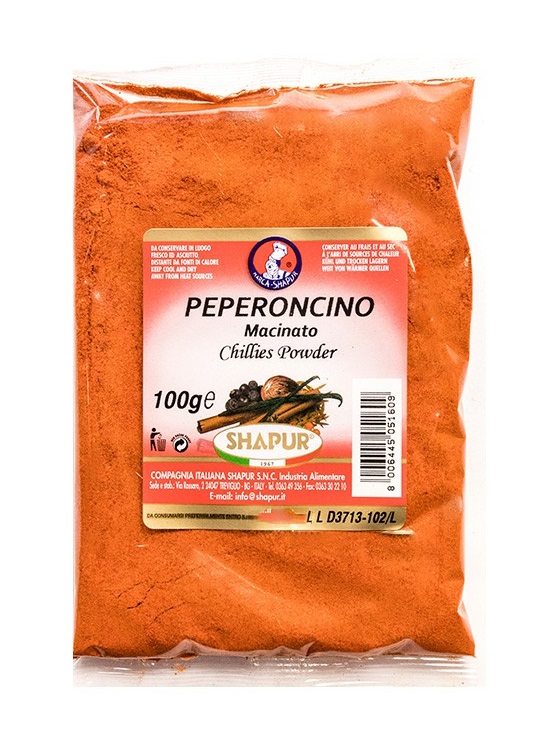 Peperoncino rosso africano in polvere Shapur 100g.